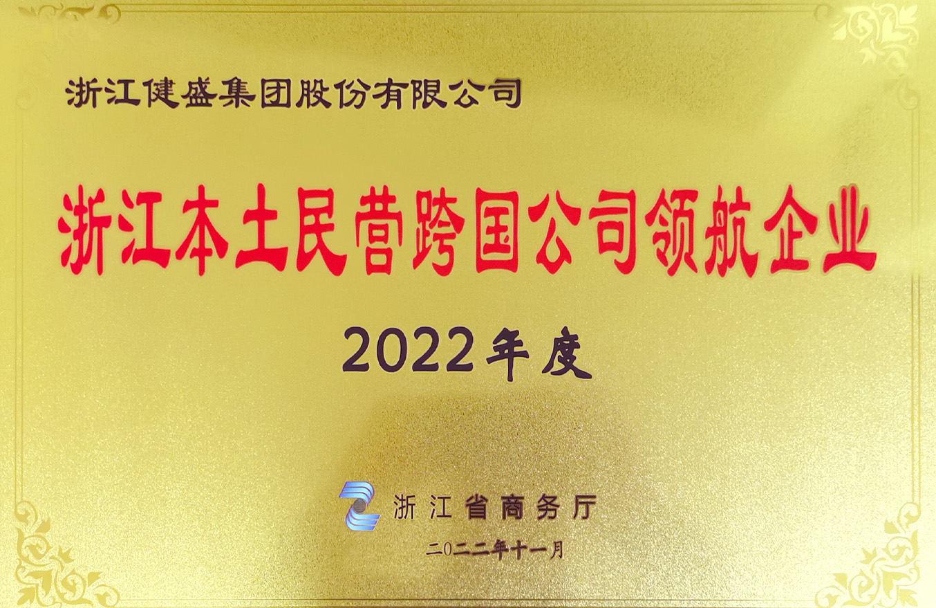 2022 浙江本土民营跨国公司领航企业